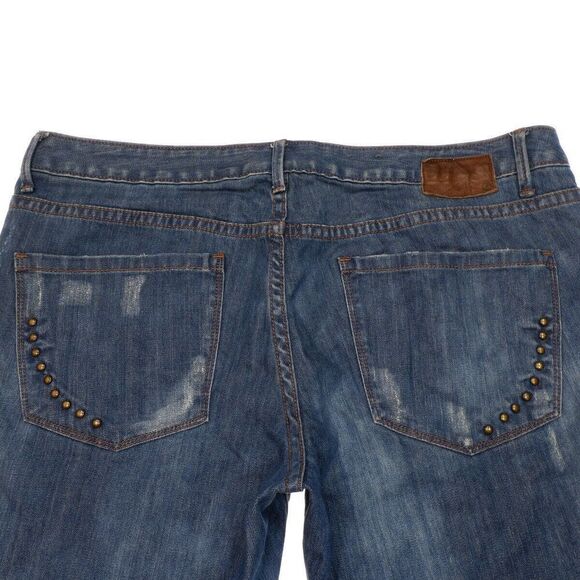 Converse Sheridan Skinny Jeans Size 32 Womens Low Waist Distress Measure 37x30.5 - Picture 9 of 13